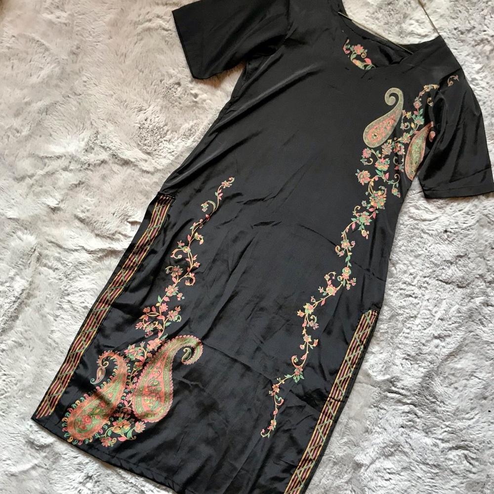 Silky Tunic Bohemian Top Dress, no brand, no size, no fabric label, ethnic.